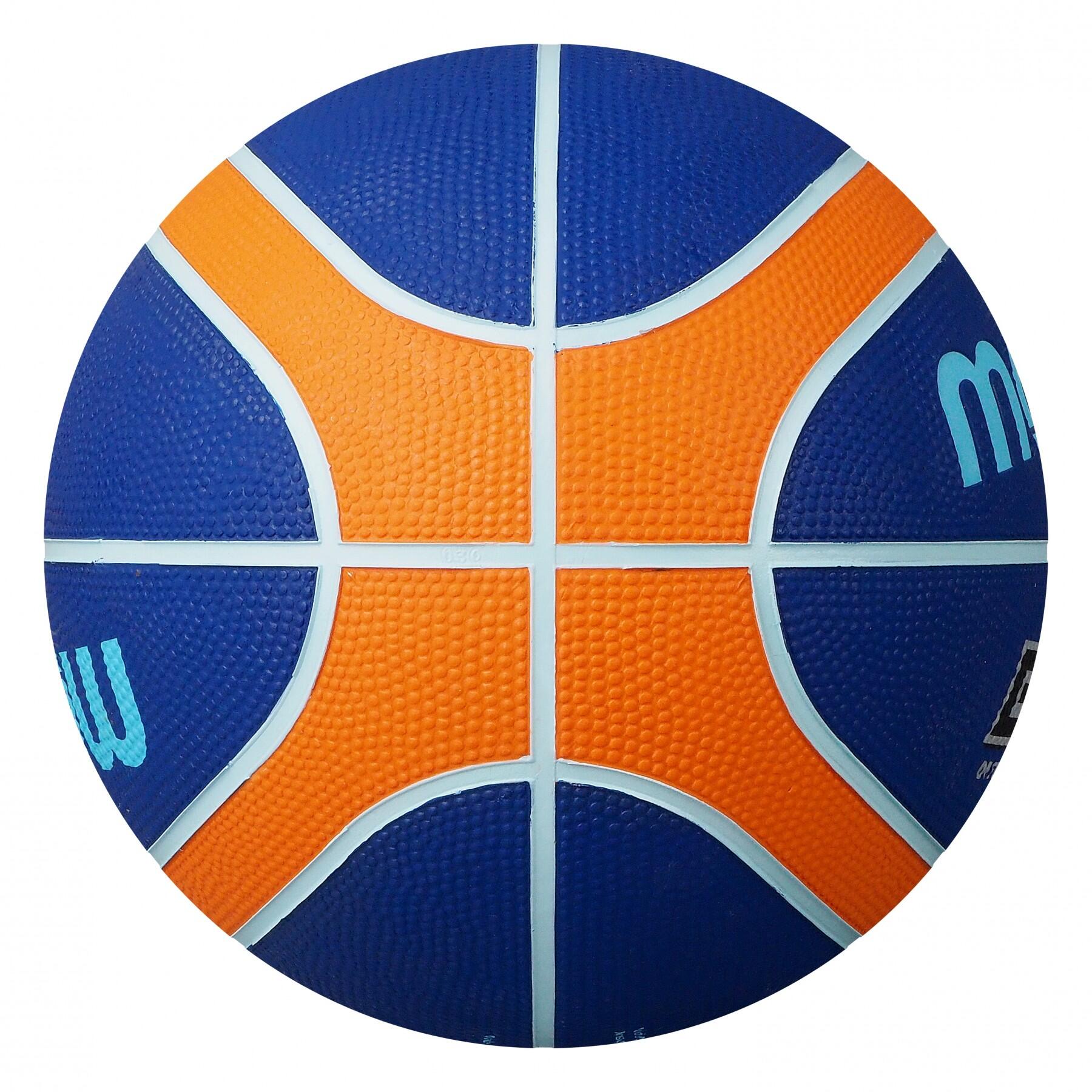 Molten BGR Rubber Basketball - Colour Orange/Blue - Size 7 2/2