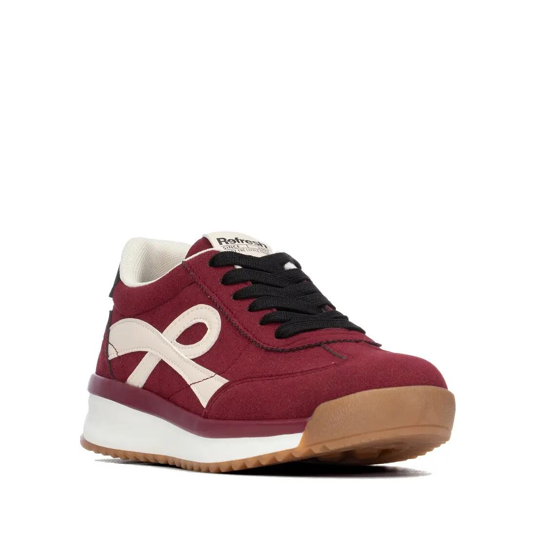 Zapatilla De Mujer Refresh 176232 Burdeos 2/4