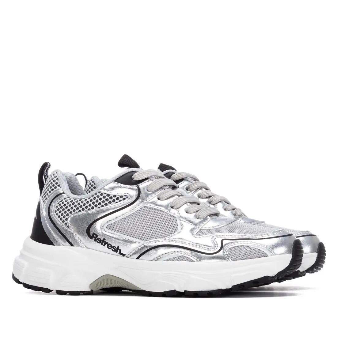 Zapatilla De Mujer Refresh 176213 Plata 4/4