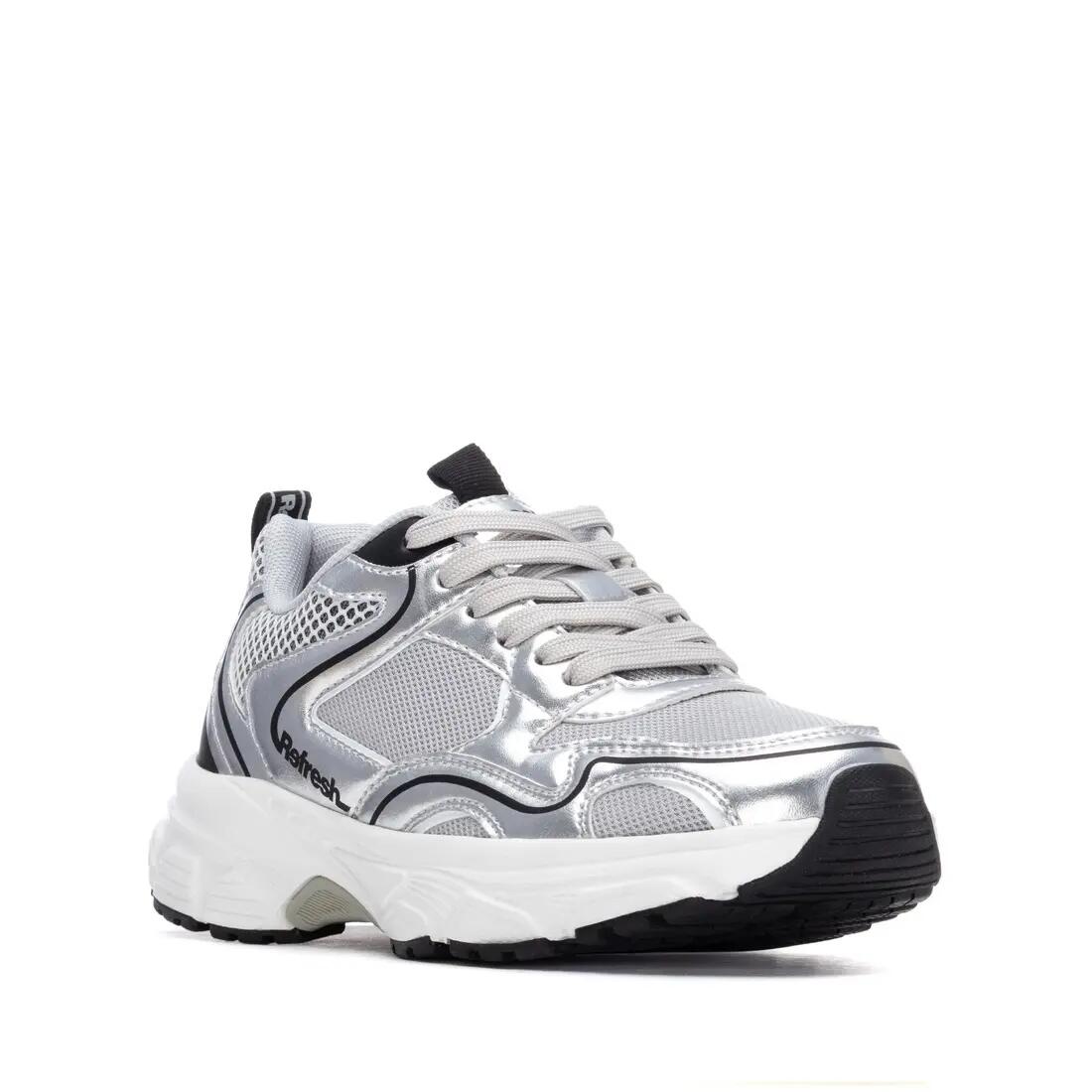 Zapatilla De Mujer Refresh 176213 Plata 2/4