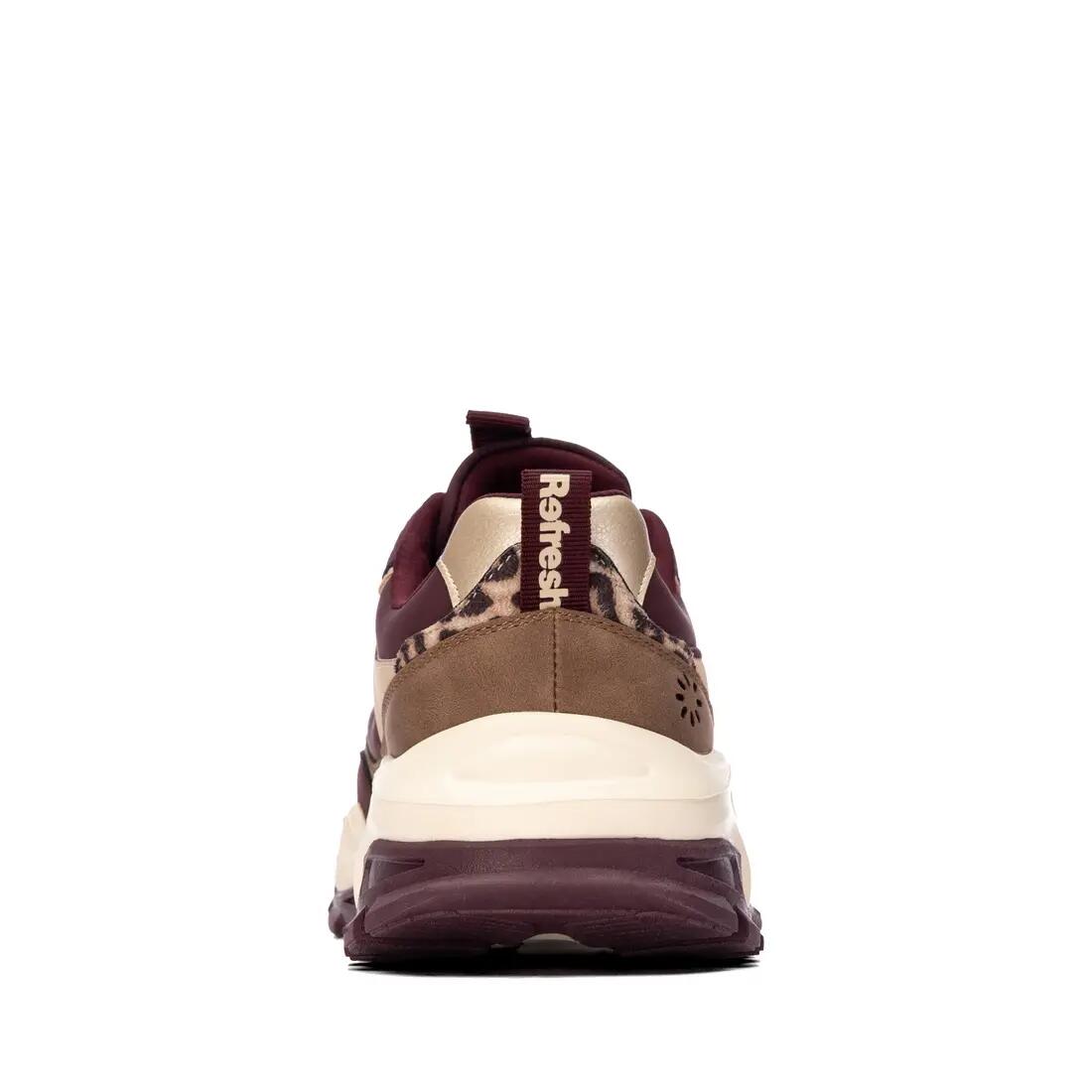 Zapatilla De Mujer Refresh 173104 Burdeos 4/4