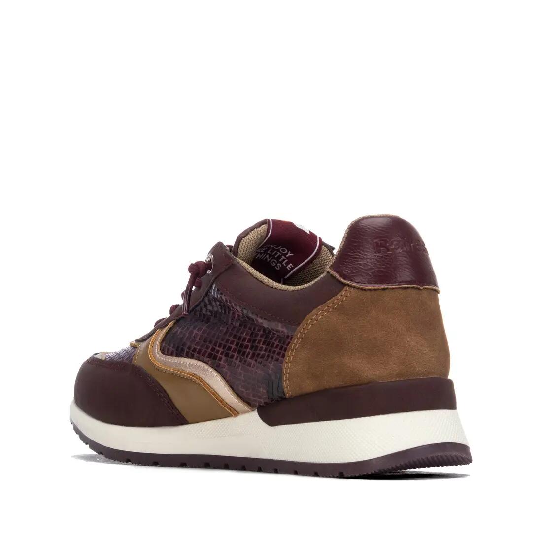 Zapatilla De Mujer Refresh 176109 Burdeos 3/4