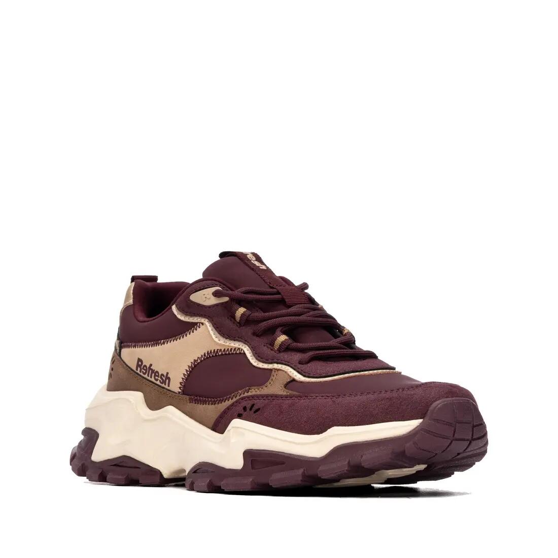 Zapatilla De Mujer Refresh 173104 Burdeos 2/4