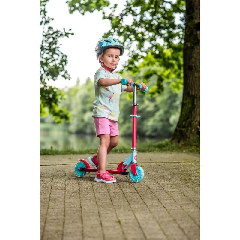 Trotinetă copii Coolslide Arboom Roz/Turcoaz