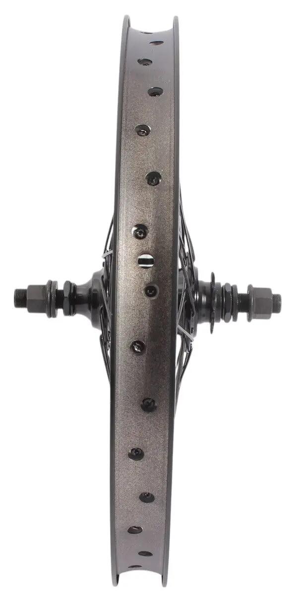 BMX achterwiel KHE Freecoaster + MVP DD 18 inch 14 mm zwart 8/9