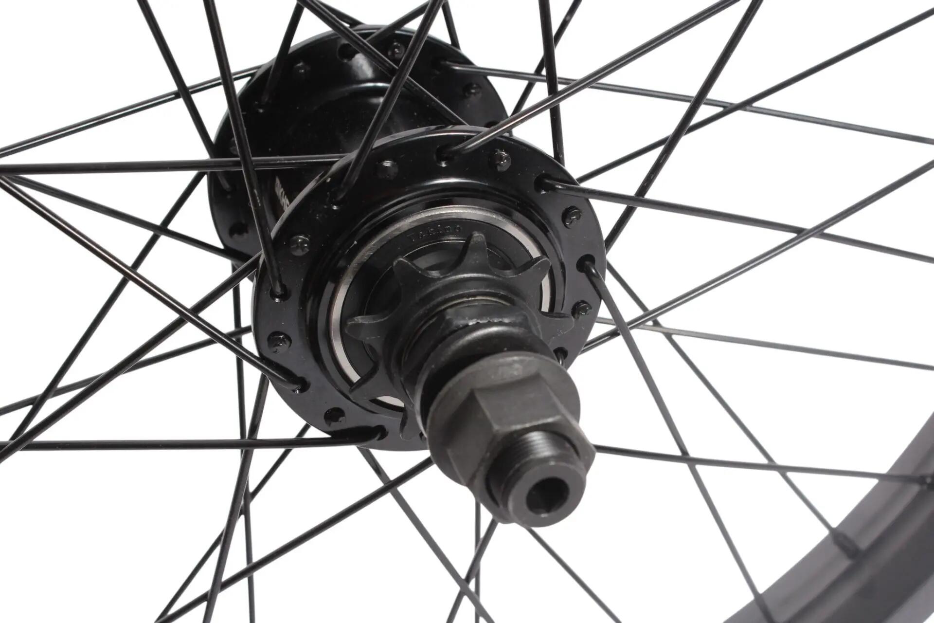 BMX achterwiel KHE Freecoaster + MVP DD 18 inch 14 mm zwart 5/9
