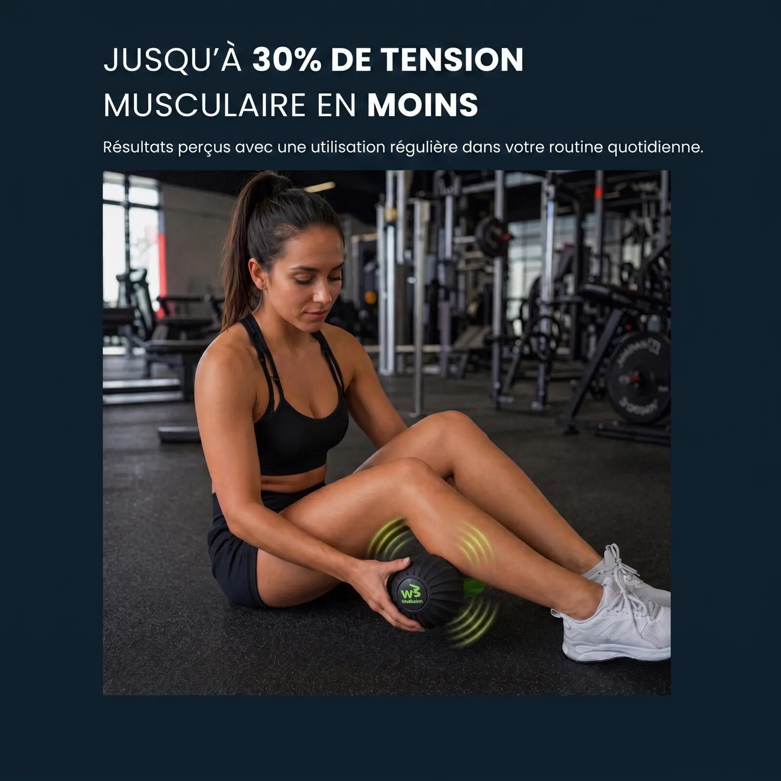 Rollinn Ball by Wellbeinn – Vibrierender Massageball für Triggerpunkte 4/7