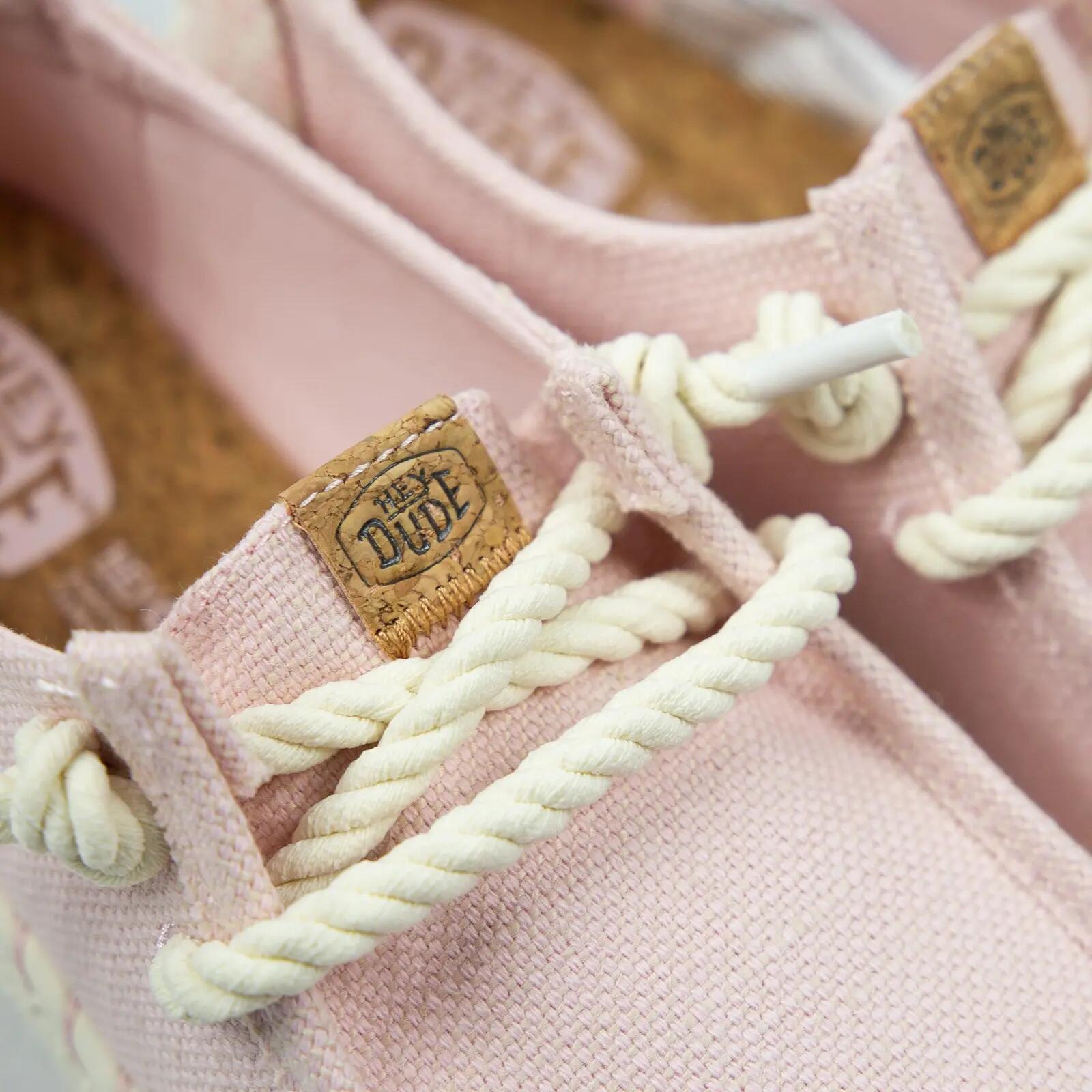 Slip-Ons bequem robust Damen - Wendy Espadrille Hibiscus 5/6