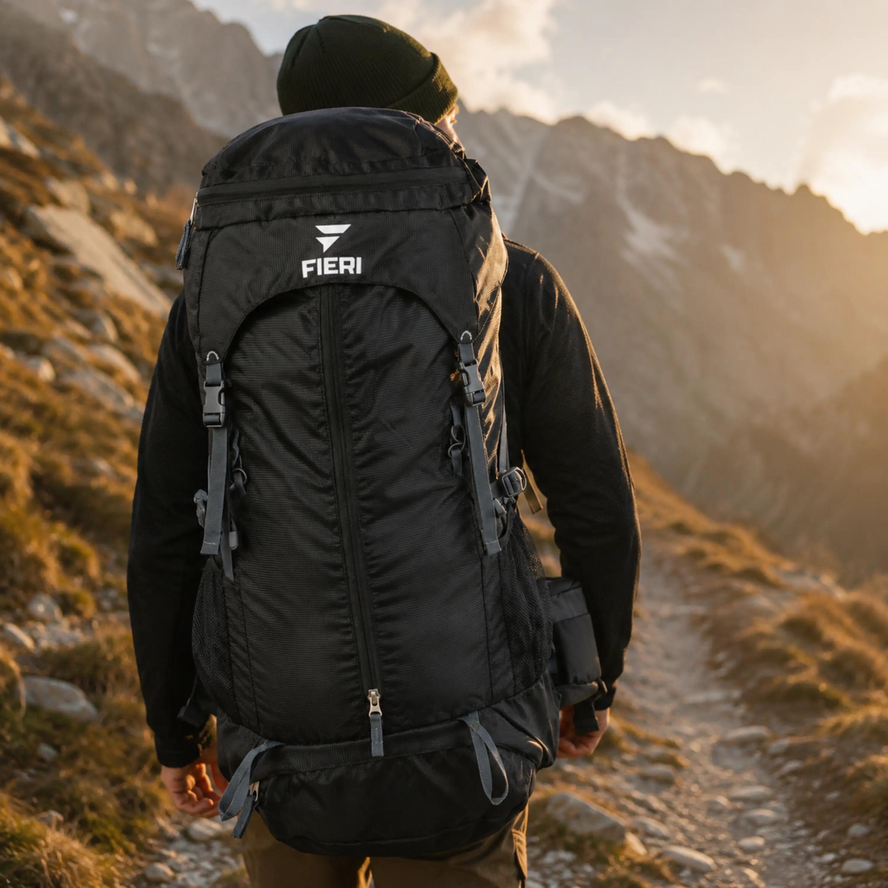 TRK Venture 65 sac à dos de trekking - 65 litres - déperlant - avec housse de pl 3/7
