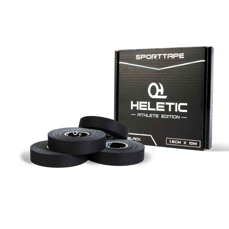 Sporttape ATHLETE EDITION - 1,5cm x 10m black (4 Rollen)