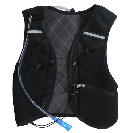 RUN Active 4 Gilet de course - Léger - Gilet d’hydratation - Noir