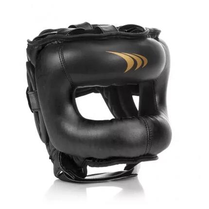 PRO-Helm mit Nasenschutz, schwarz