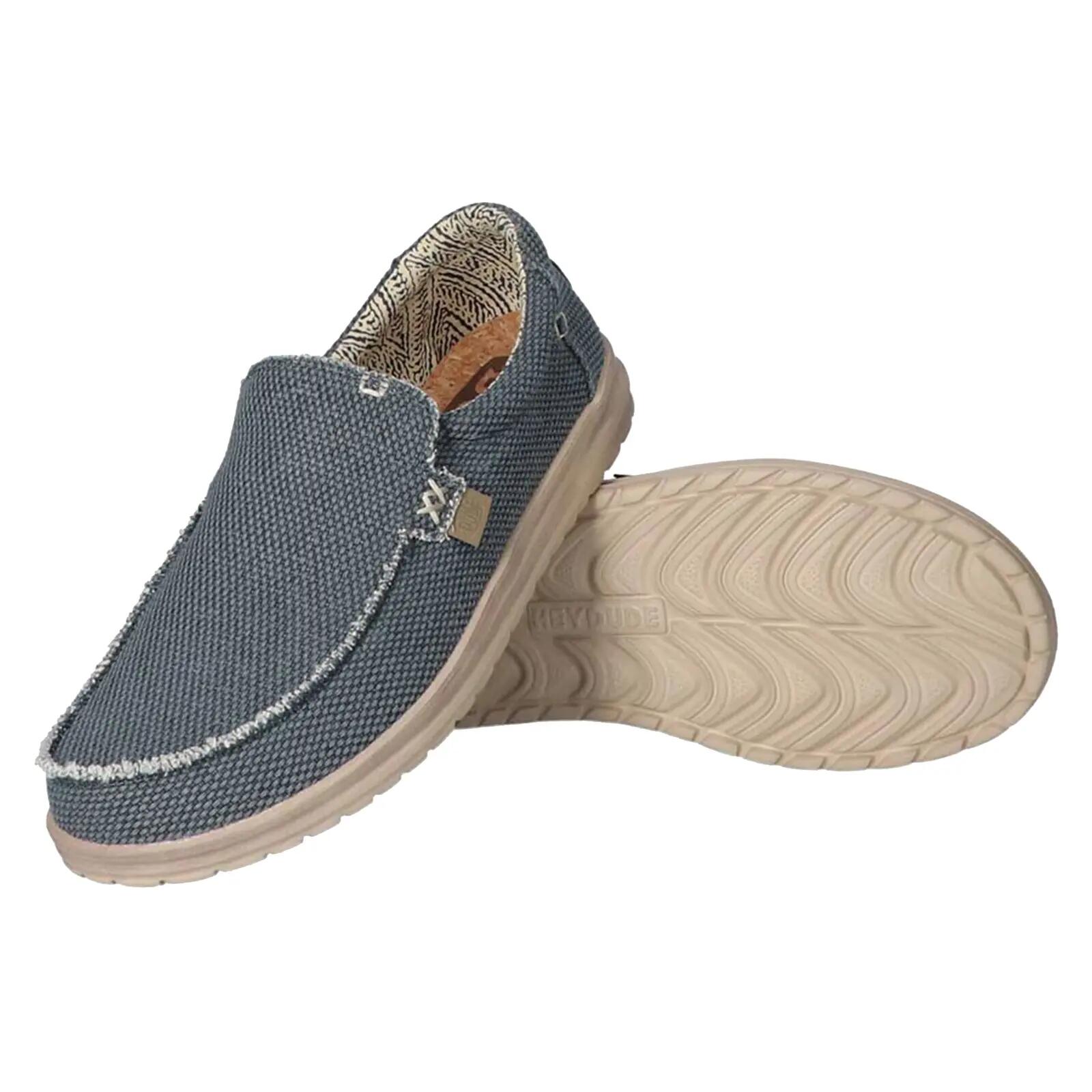 Mocasín - Hombre - Ligero, Easy-On - Mikka - Gris verdoso 4/6