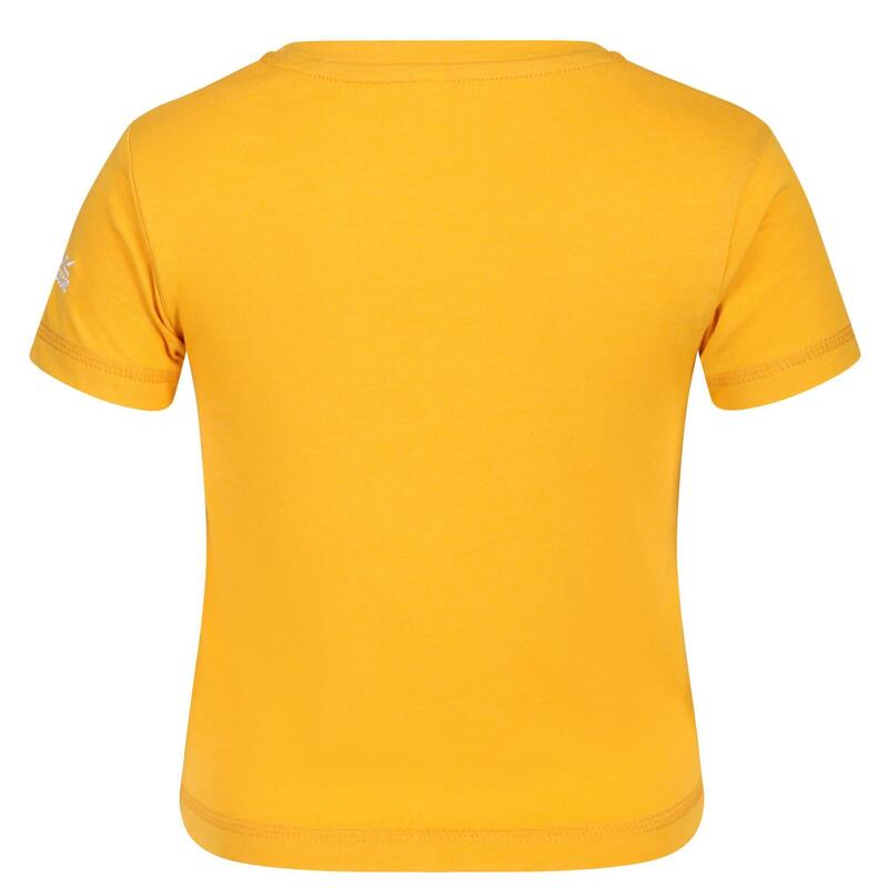 Kinder/Kids Peppa Pig Tshirt met korte mouwen en opdruk (Glimlicht geel)