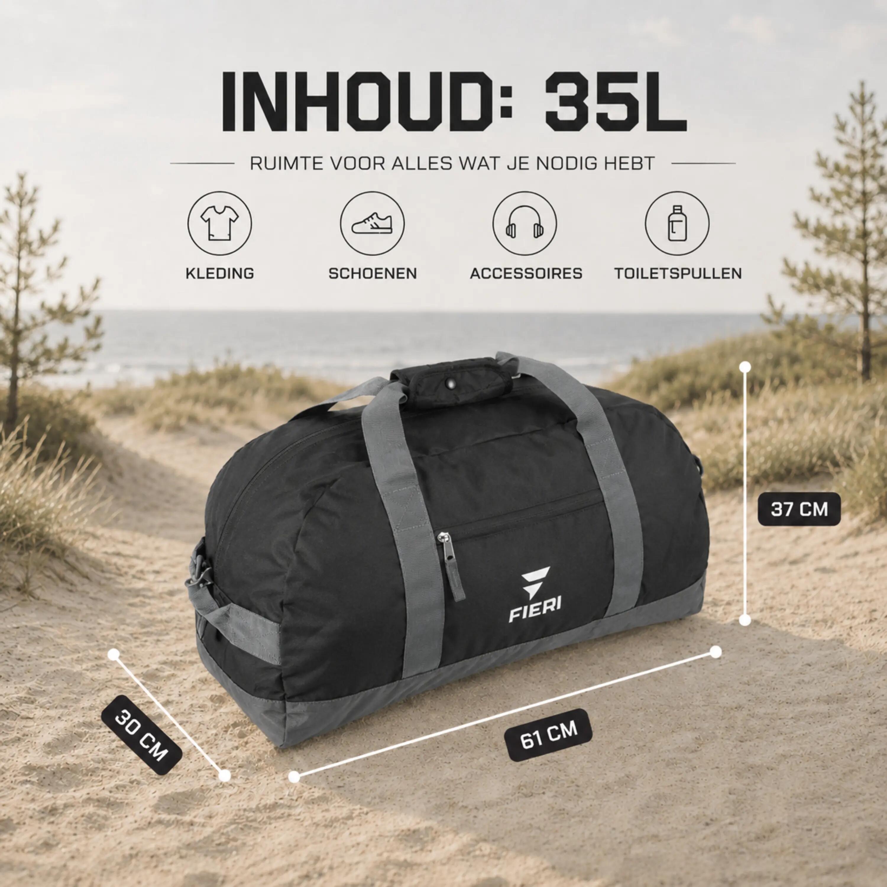 TVL Ready 35 sac de voyage - 35 litres - déperlant - noir 3/7