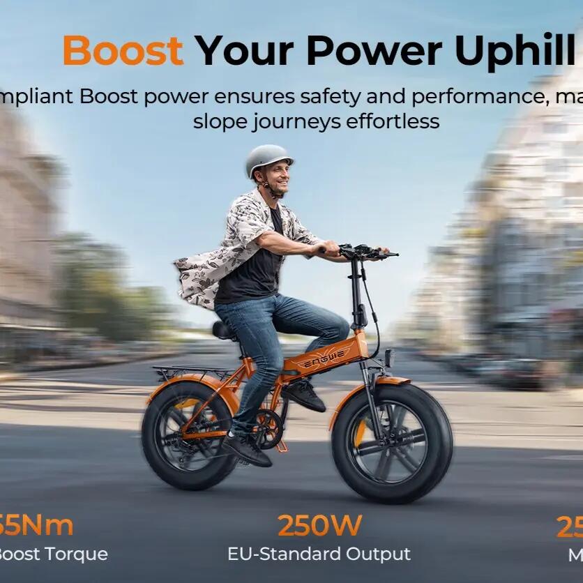 Vélo électrique pliant adulte ENGWE EP-2 Boost 250W 48V13AH 20" Pneus larges 5/7