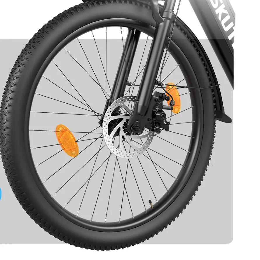 C100 PLUS elektrische fiets voor volwassenen, 26×2.1" band, 36V13Ah accu. 9/9