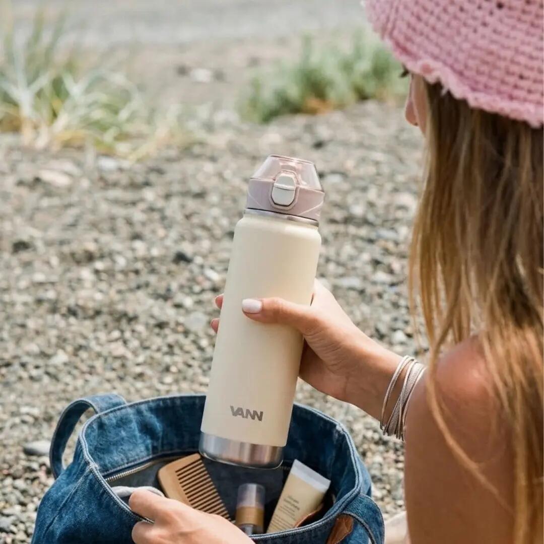Drinkfles - wandelen - unisex - isotherm 750 ml - soft sand 7/11