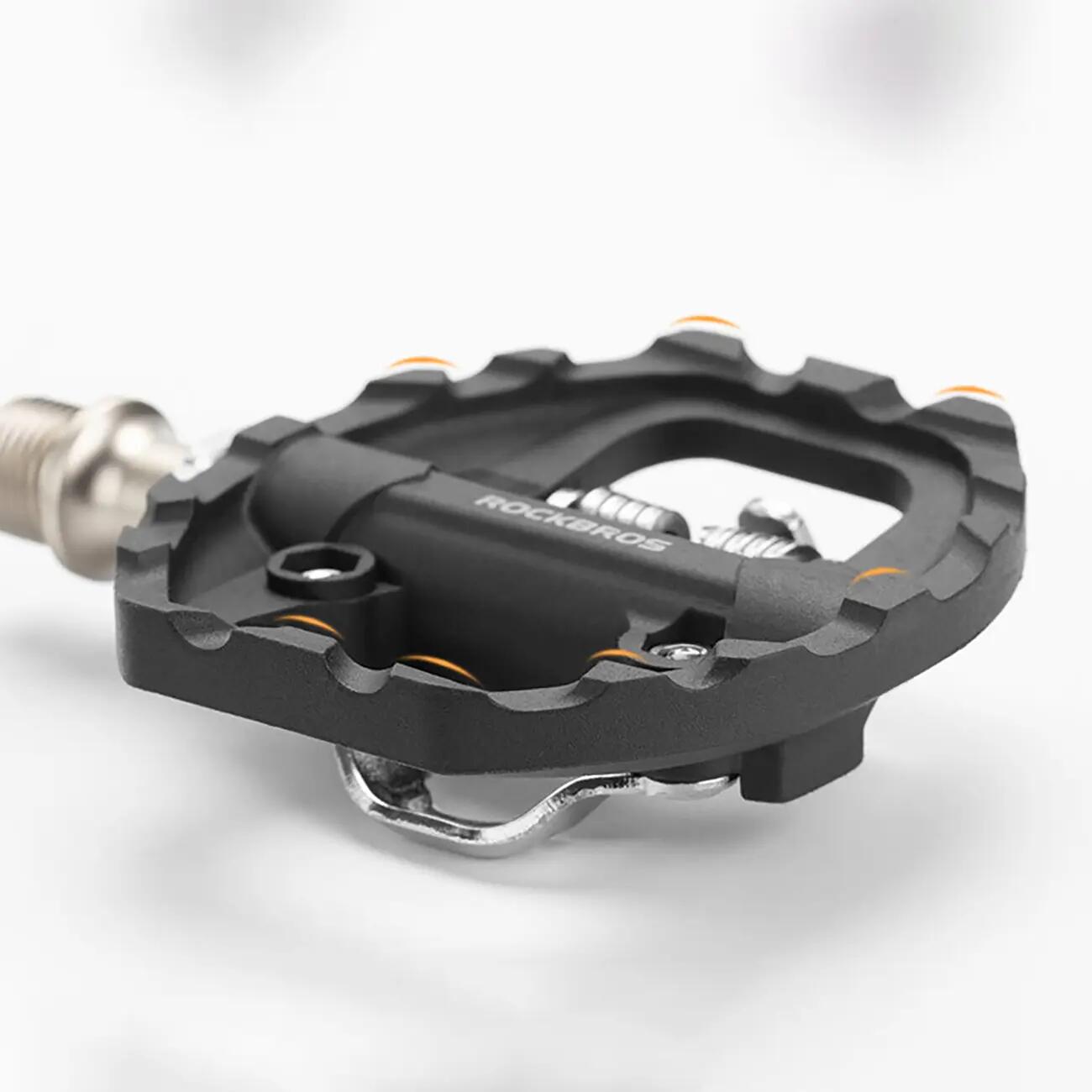 Pedały rowerowe nylonowe half-lock dwustronne 3/7