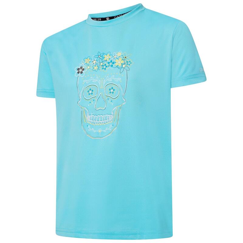 Camiseta Rightful Graphic Calavera para Niños/Niñas Azul Horizonte