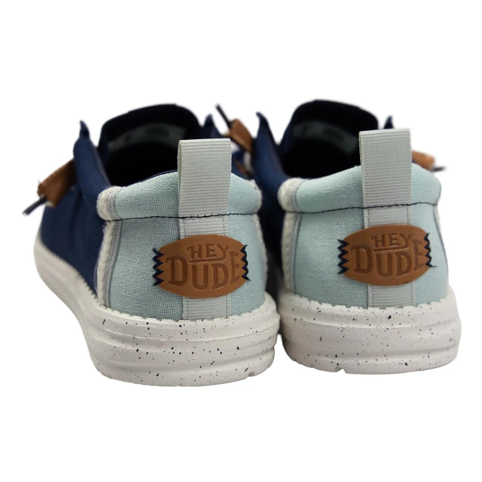 HeyDude Męskie Mokasyny Wally Summer Linen 4/6