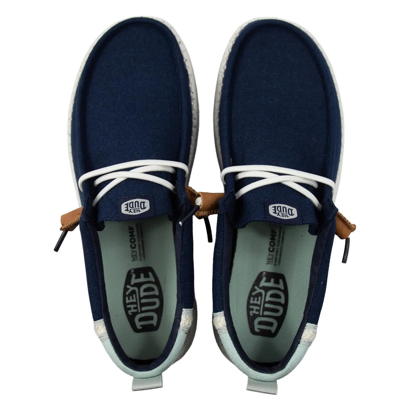 HeyDude Męskie Mokasyny Wally Summer Linen 3/6