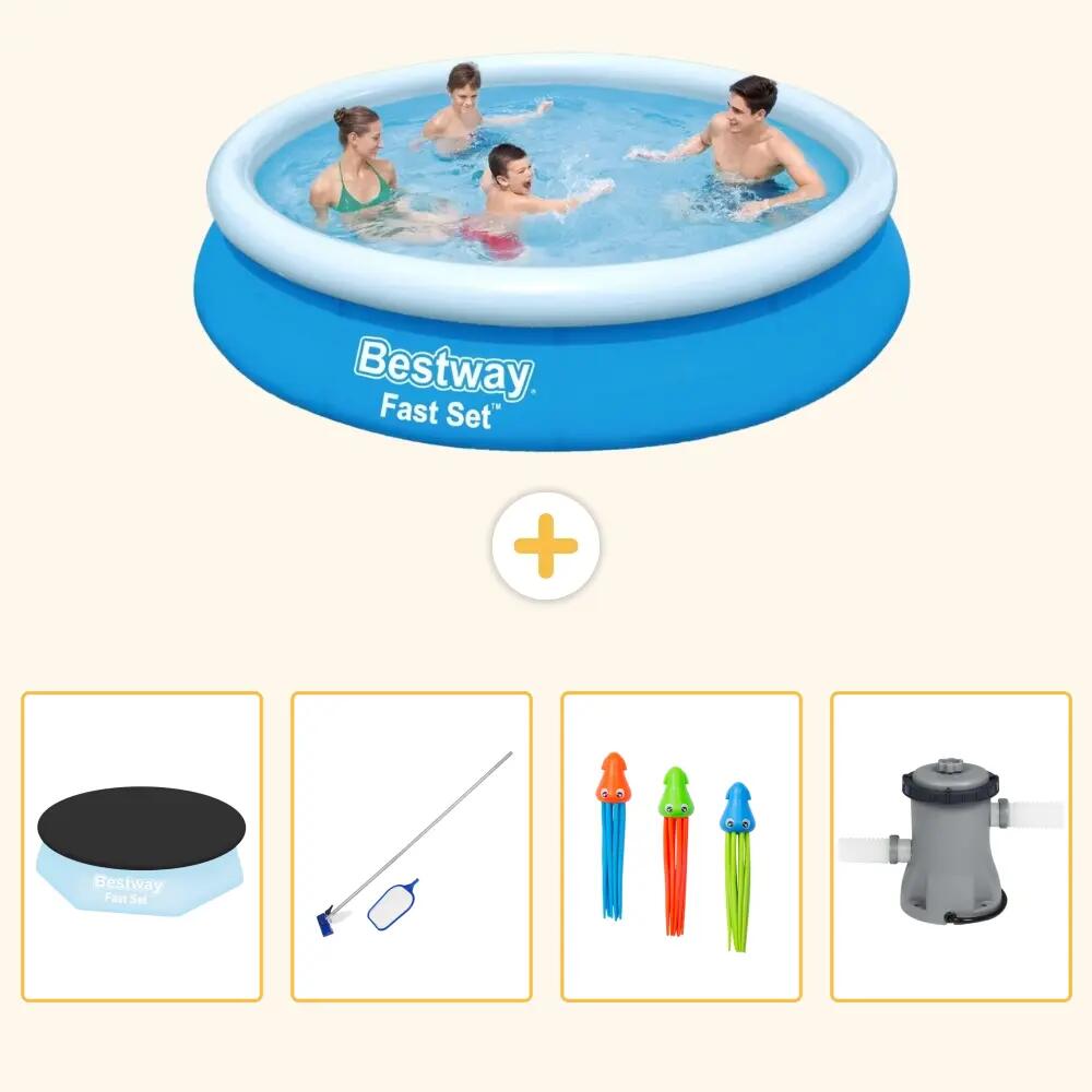 Bestway Fast Set Ronde - 244x61 cm - 5-pièces  S125 1/7