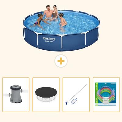 Bestway steel pro rond - 366x76 cm - 5-delig s299