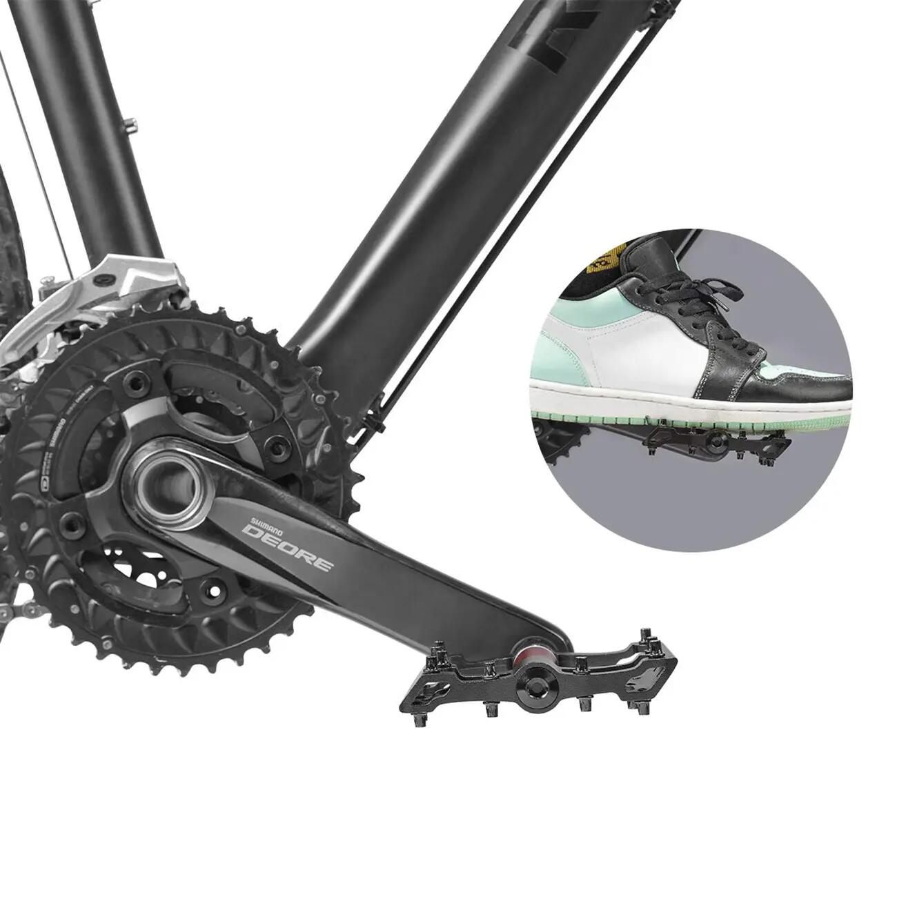 Pedały rowerowe z pinami platformowe aluminiowe 6/7
