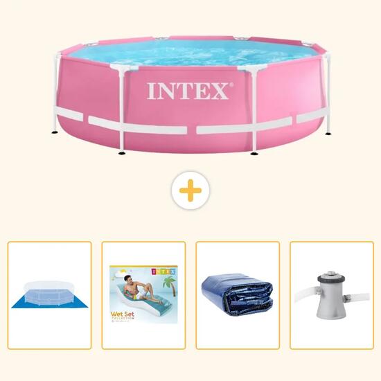 Piscine Tubulaire Ronde - 244x76 cm - 5-pièces S171
