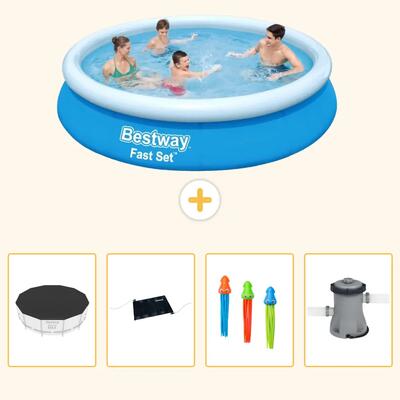Bestway fast set rond - 366x76 cm - 5-delig s37