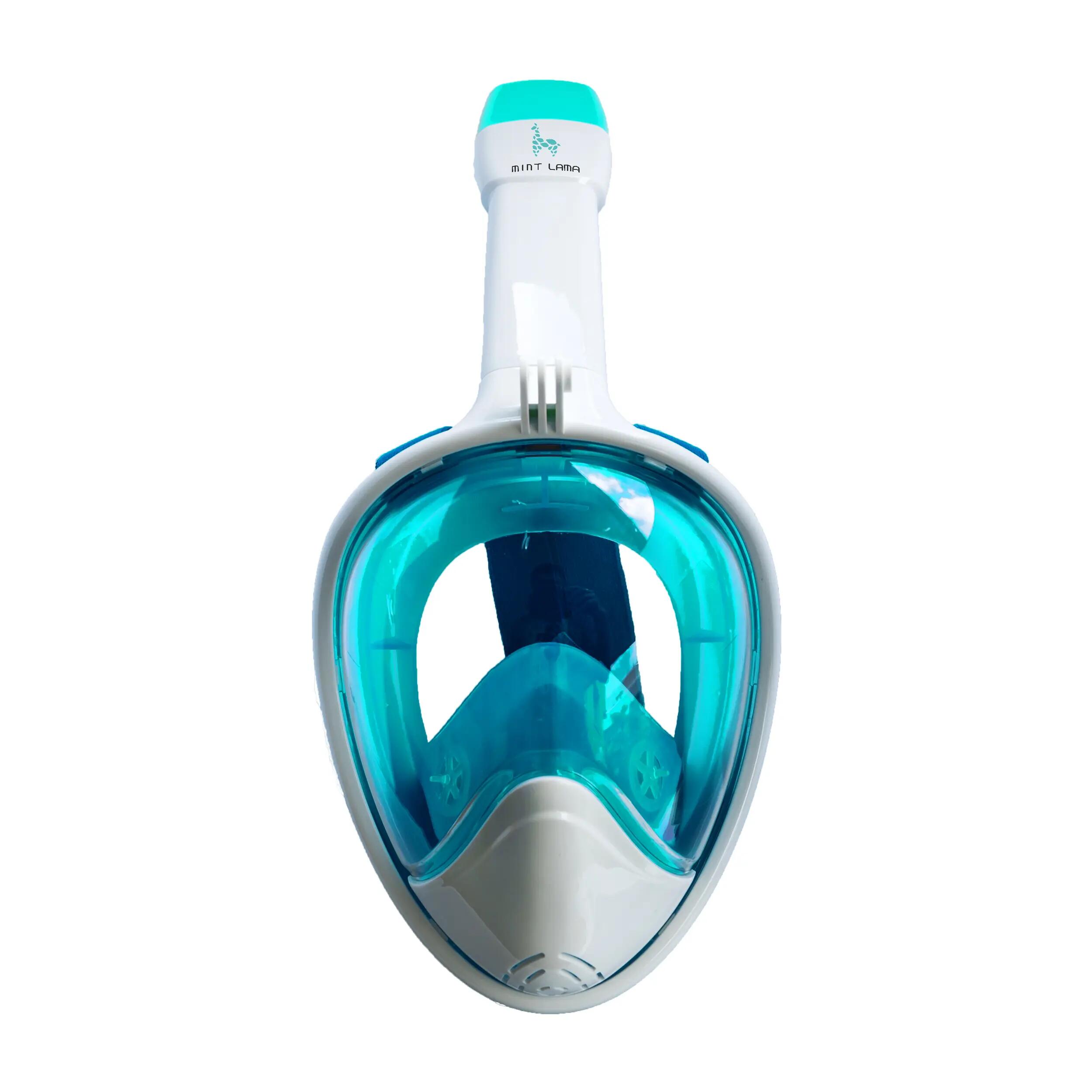 Maschera da snorkeling Freebreath in vetro tondo 1/4