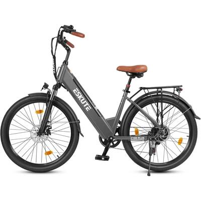 C100 plus elektrische fiets voor volwassenen, 26×2.1" band, 36v13ah accu.