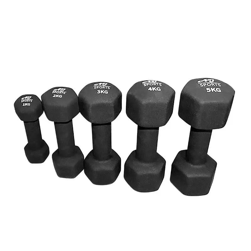 Dumbbell set 1 tot en met 5 kg AJ-Sports 5/7