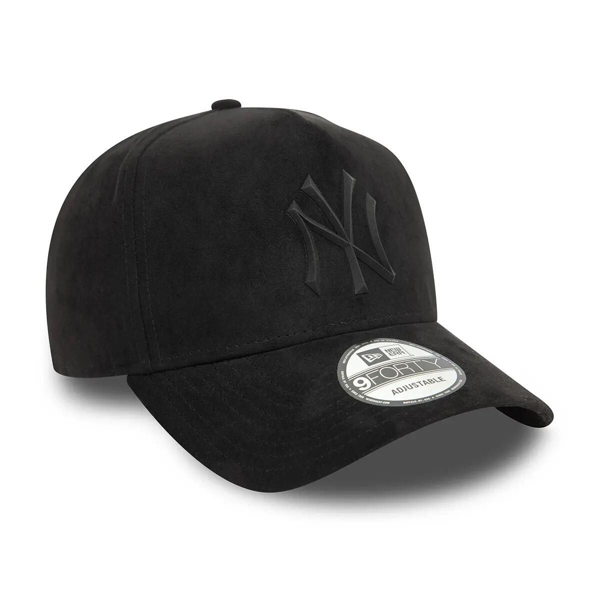 New Era 9FORTY Cap New York Yankees Faux Suede schwarz 3/5