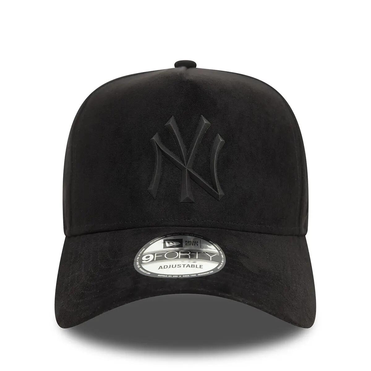 New Era 9FORTY Cap New York Yankees Faux Suede schwarz 2/5