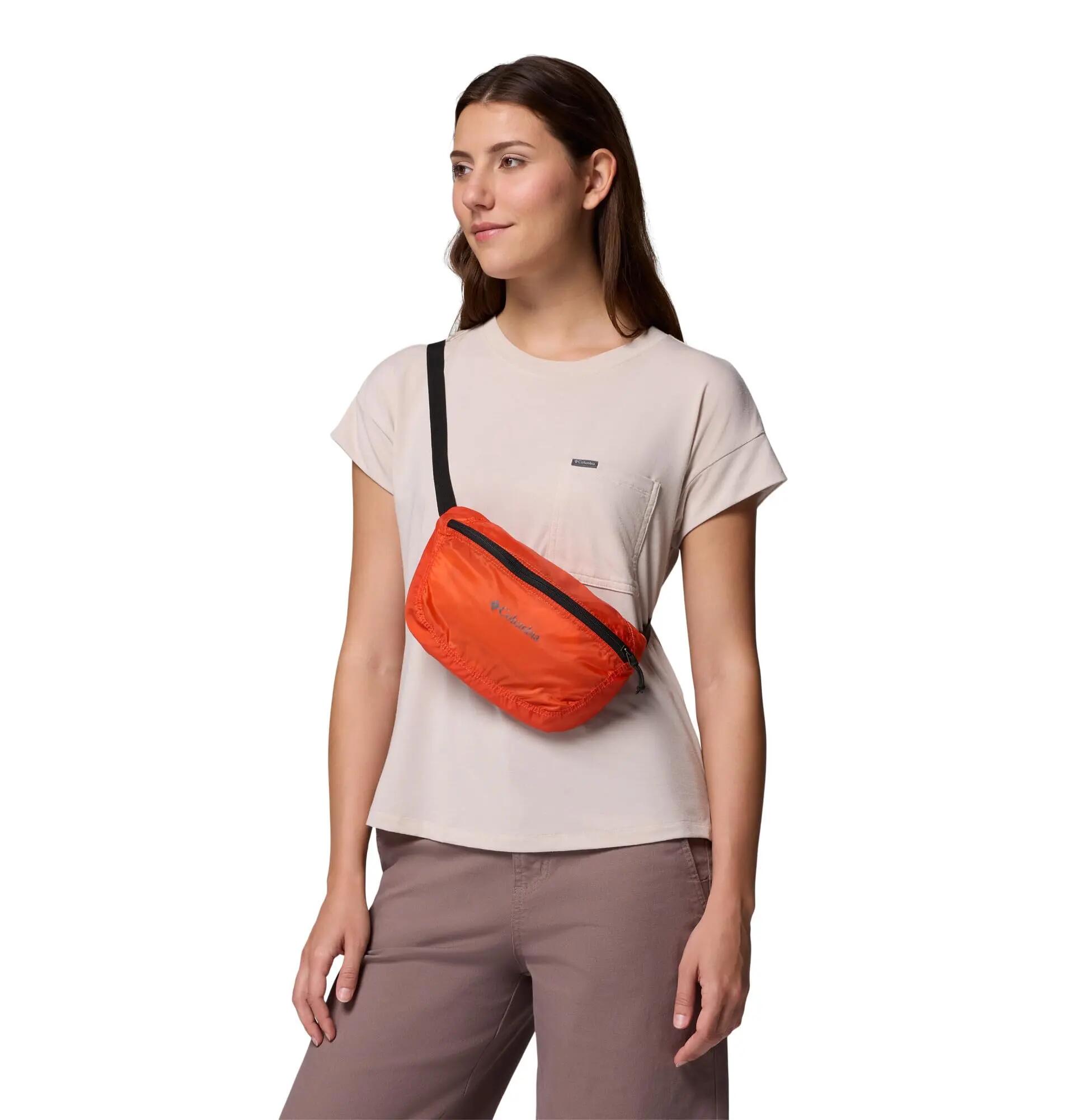 Sac Banane Unisexe léger et Pliable Zing, Noir, Taille O/S 6/6