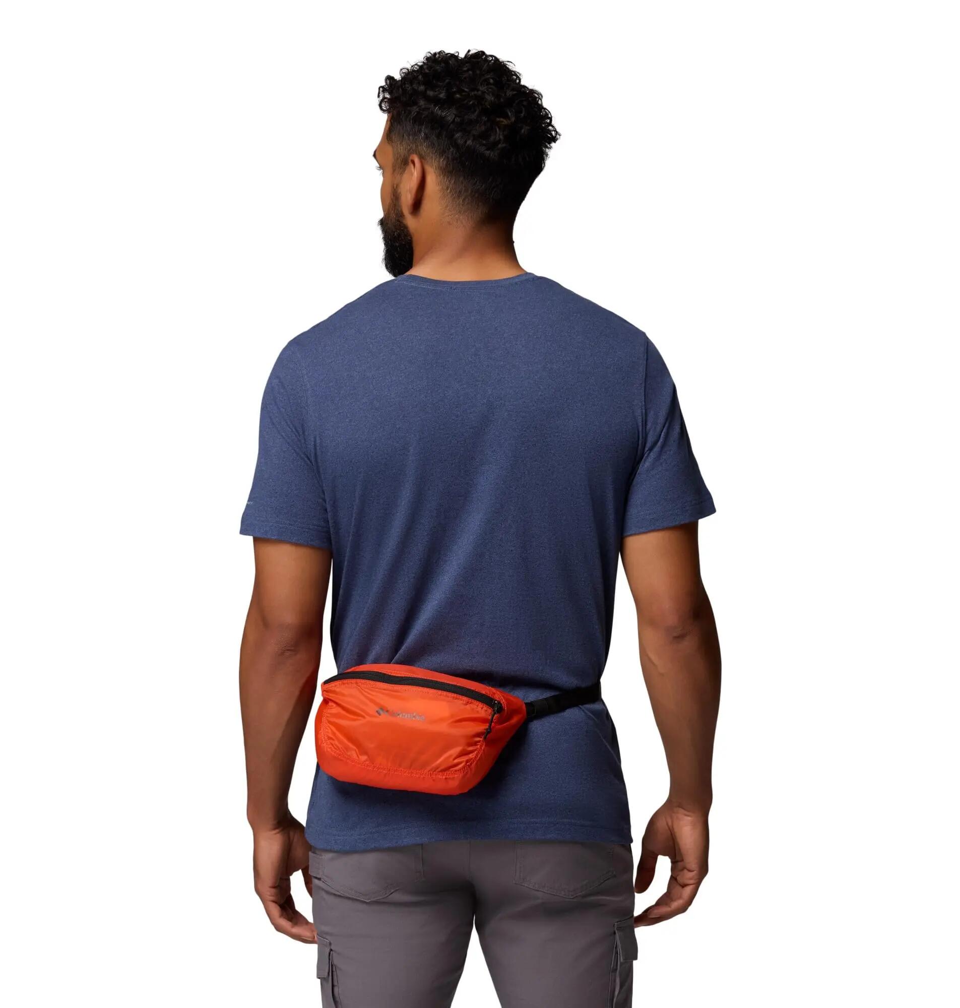 Sac Banane Unisexe léger et Pliable Zing, Noir, Taille O/S 4/6