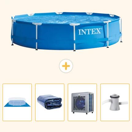 Piscine Tubulaire Ronde - 305x76 cm - 5-pièces S124