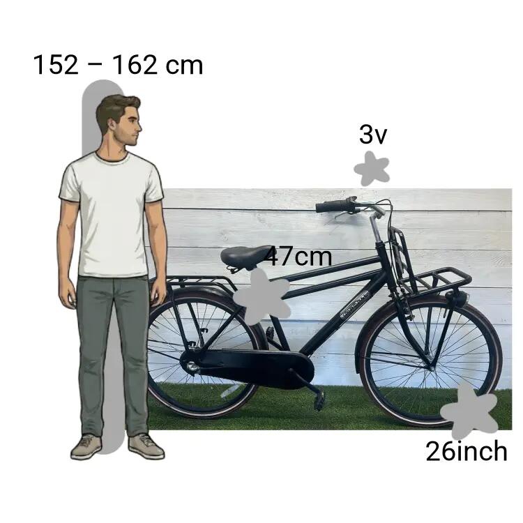 Bicicletta usata Popal Transportfiets 2/4