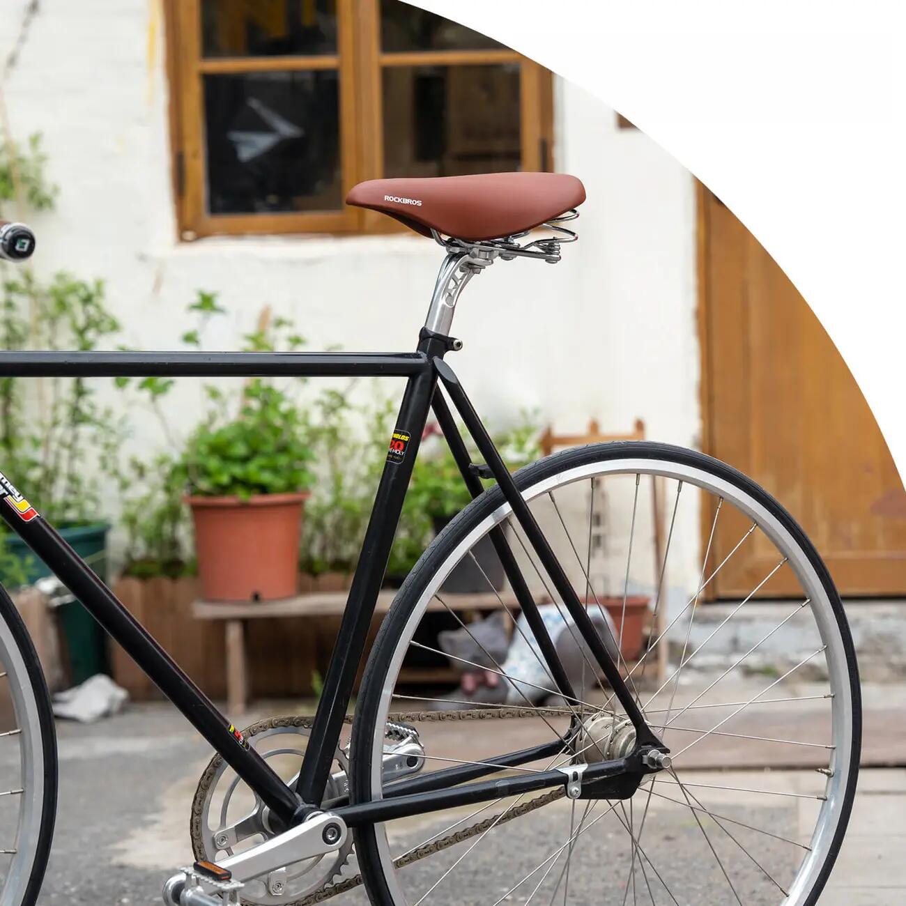 Siodełko rowerowe retro komfortowe 4/7