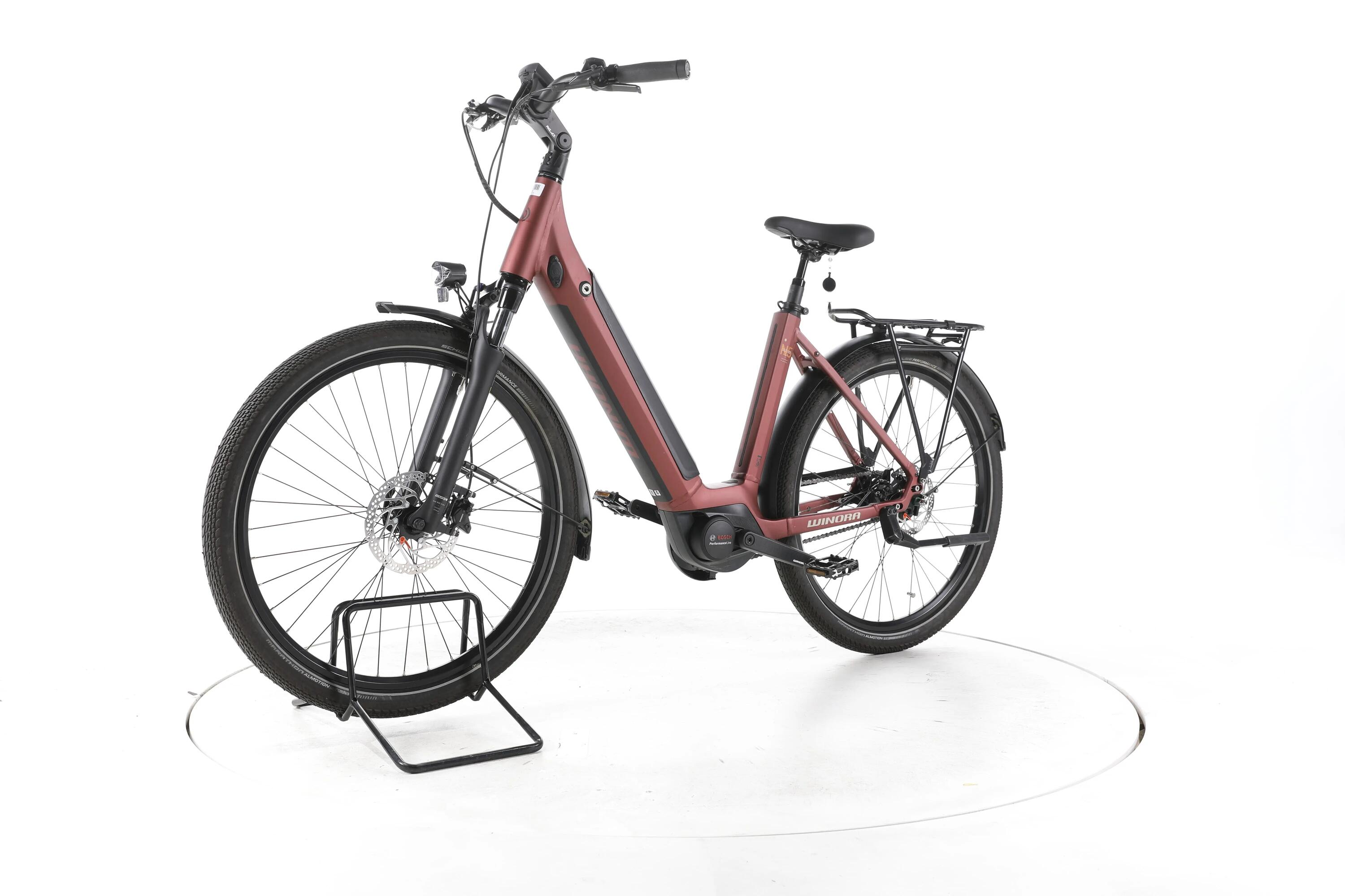 Tweedehands - Winora Sinus N5f City E-Bike Lage instap - Zeer goed 5/7