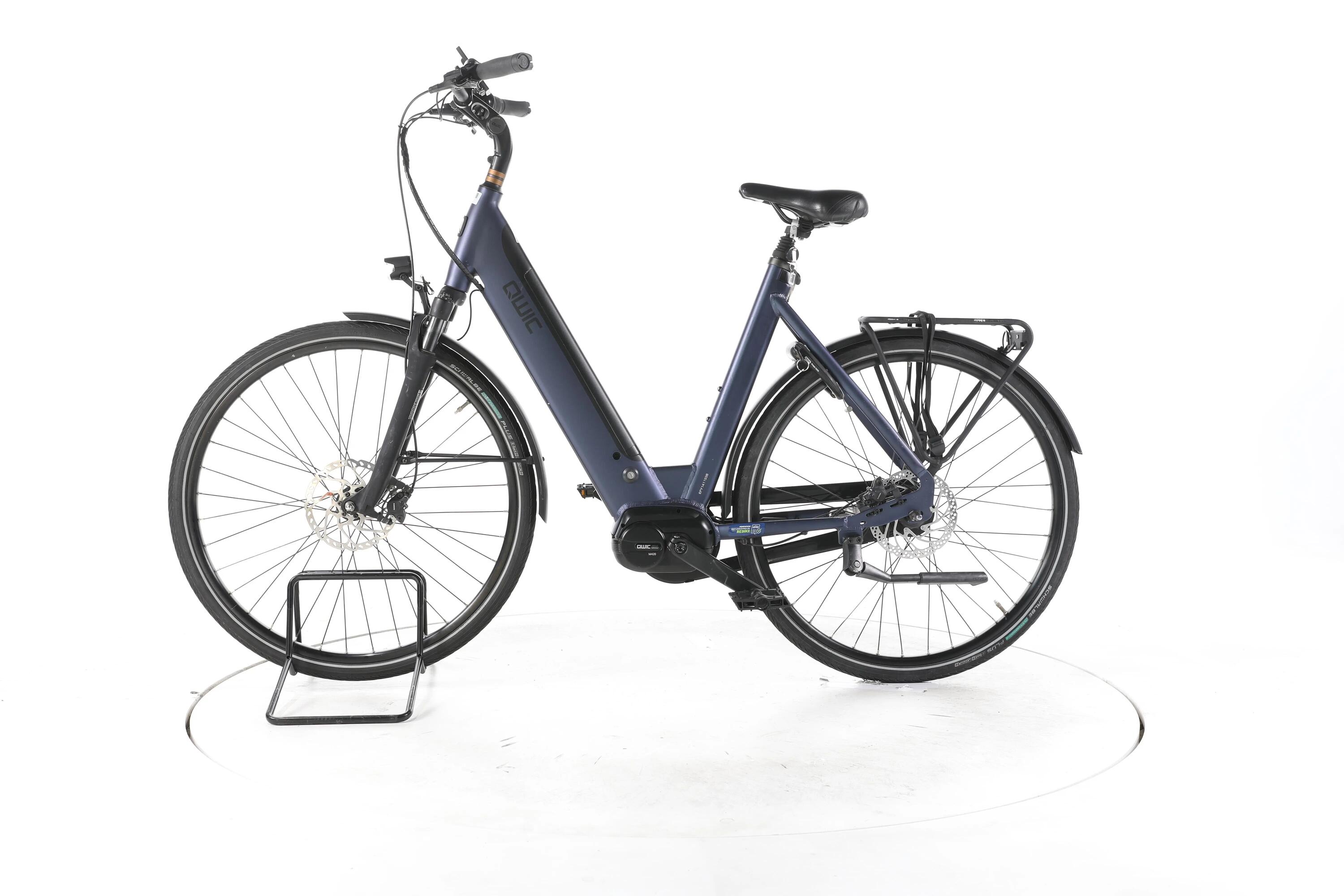 Tweedehands - QWIC Premium i MN7+ City E-Bike Lage instap - Goed 6/7