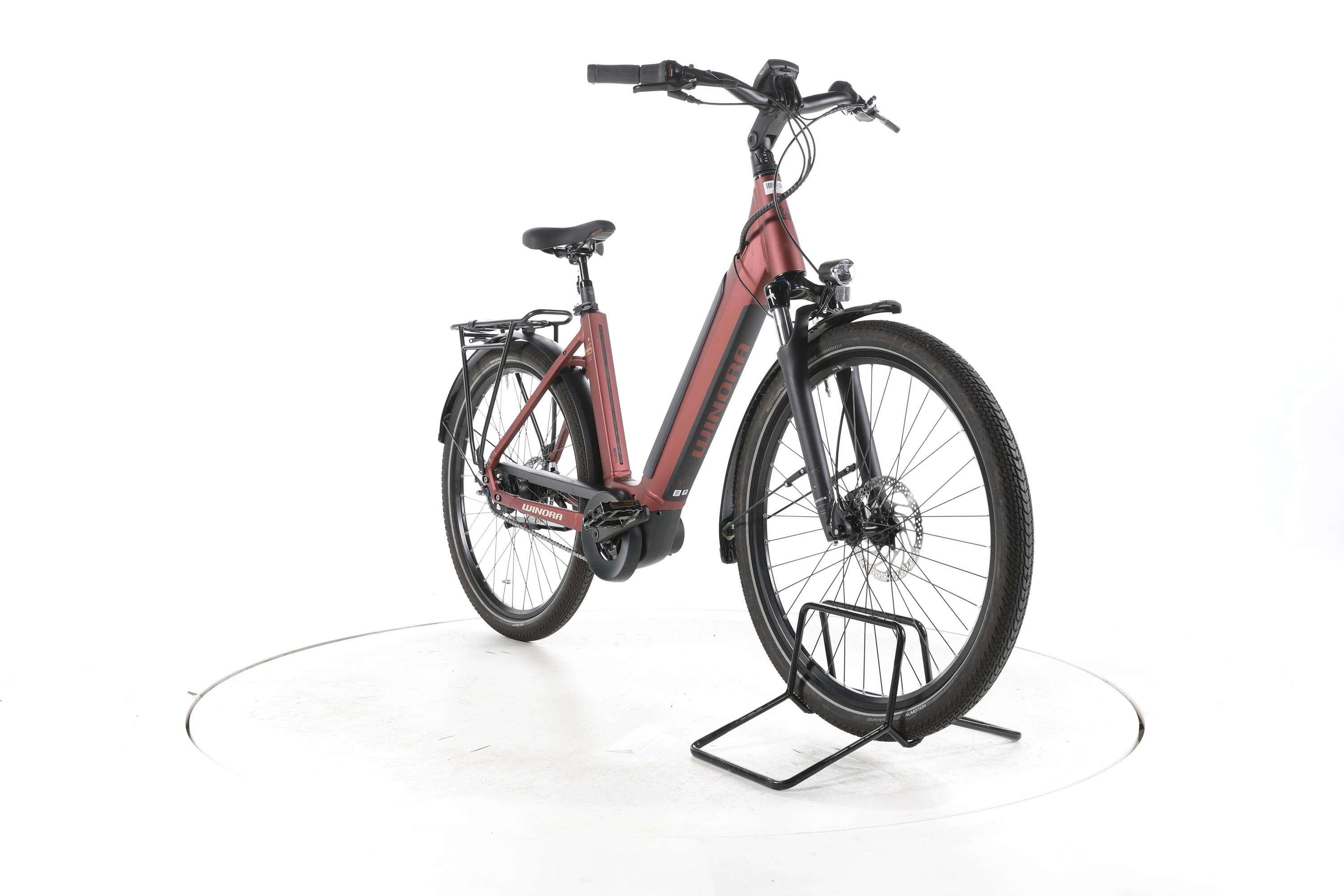 Tweedehands - Winora Sinus N5f City E-Bike Lage instap - Zeer goed 3/7