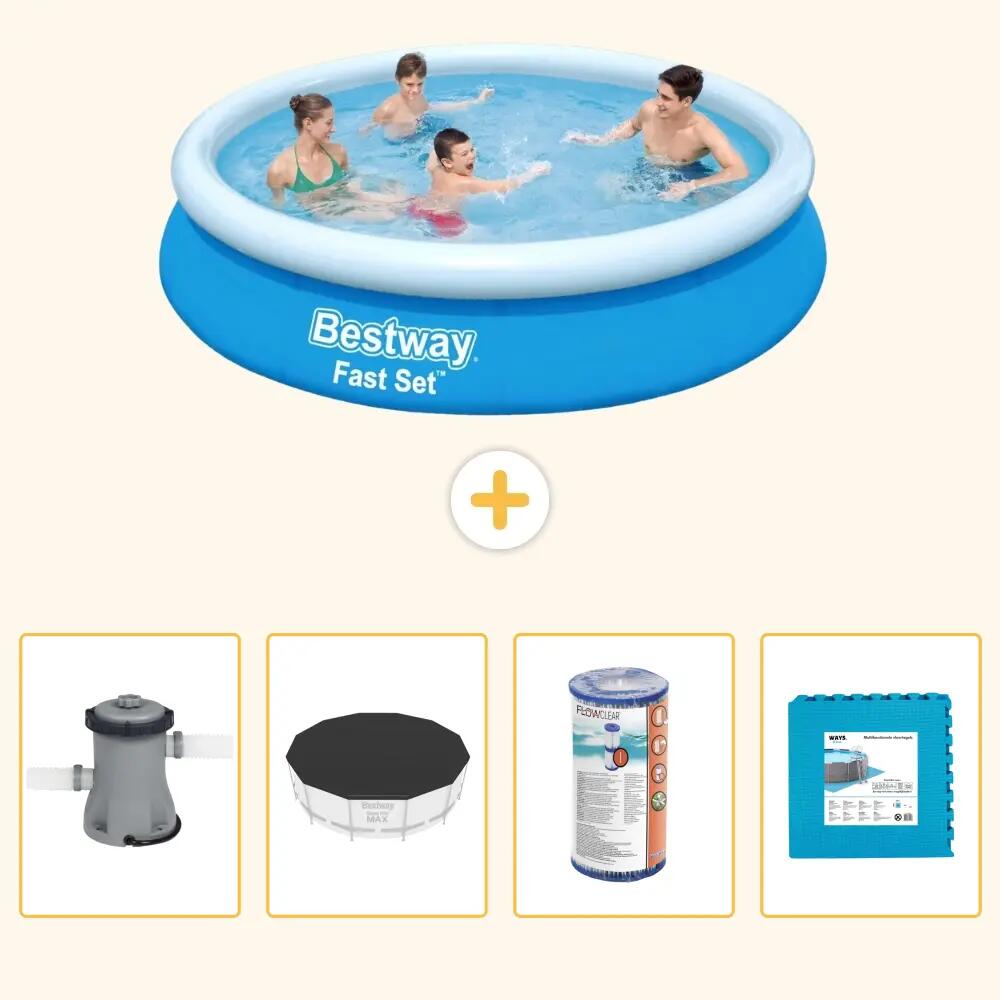 Bestway Fast Set Ronde - 366x76 cm - 5-pièces  S254 1/7