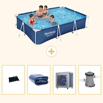 Bestway steel pro rechthoekig - 300x201x66 cm - 5-delig s42
