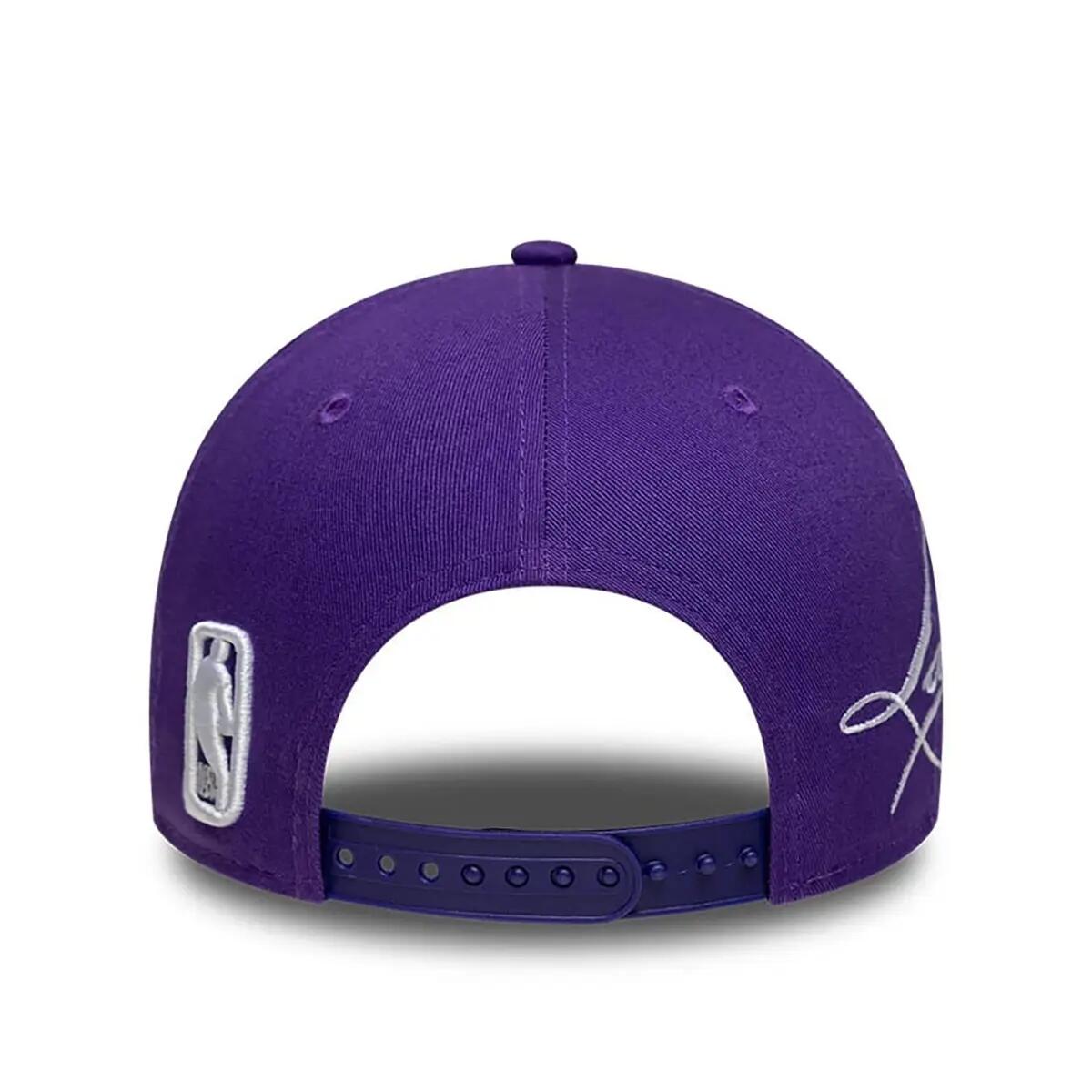 New Era 9FORTY Cap NBA Los Angeles Lakers Side Script lila 5/6