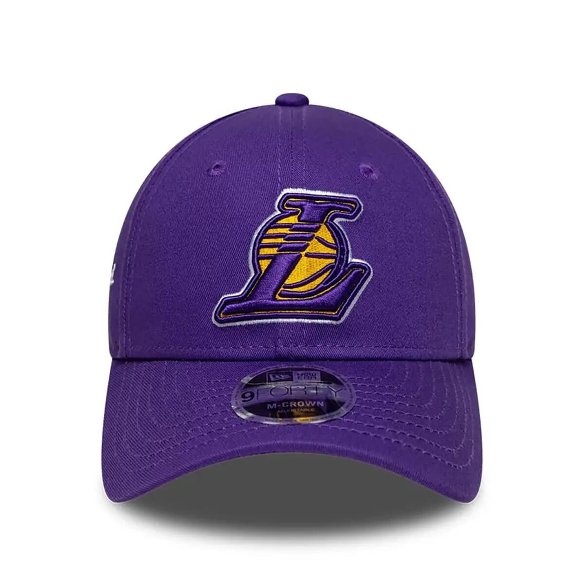 New Era 9FORTY Cap NBA Los Angeles Lakers Side Script lila 2/6