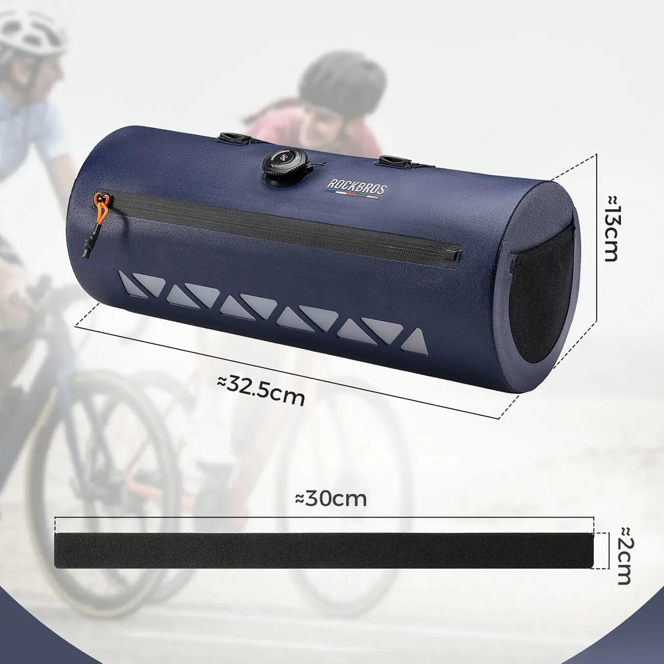 Torba rowerowa na kierownicę wodoodporna 4l 6/6
