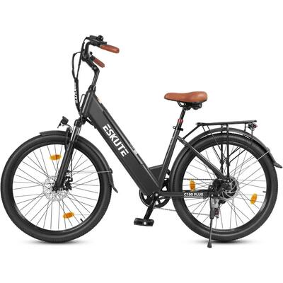 C100 plus elektrische fiets voor volwassenen, 26×2.1" band, 36v13ah accu.
